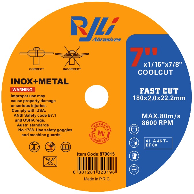 7inch 2in1 Cutting Disc