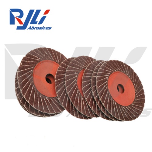 RYLI-4Inch Korea Style Aluminum Oxide Mop Flower Flexible Flap Disc